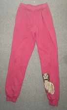 Mini Rodini Dashing Dog Joggers Pink Girls Size 9-11 Euro 140/146