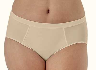 BALI One Smooth U Second Skin Micro Taupe Nude Hi Cut Panty Women S M 6 L 7 XL 8