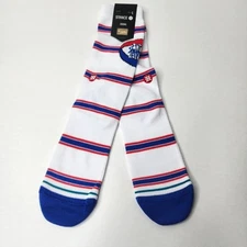 New York Nets Stance NBA HWC Hardwood Classics Socks Large Men's 9-13 Brooklyn