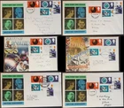 g(GB-2316)GB 1967 (6) FDC's GB British Discoveries set Various FDC Different cds