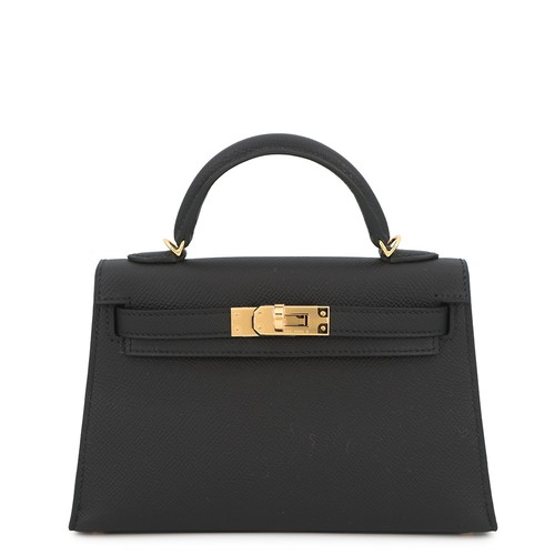 HERMES Mini Kelly 2 Epsom Black