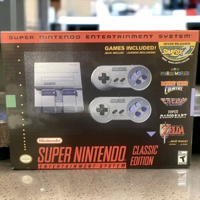 SNES Super Nintendo NES Classic Mini Edition HDMI Entertainment Console 21 Games