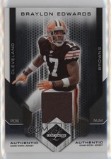 2007 Leaf Limited Threads 82/100 Braylon Edwards #25 0q3