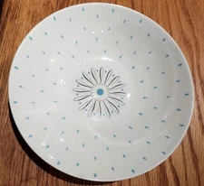 Homer Laughlin Duraprint Black Scroll Diamonds FROLIC RU-50 Serving bowl