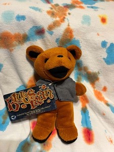Grateful Dead "Blues Man Beanie Bear" by Liquid Blue Collectable 1997 7" Plush 