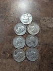 Silver Lot Quarters 7 Coins 90% 1936,54,59,60,63,64 Silver $1.75 Face 🔥🔥🔥