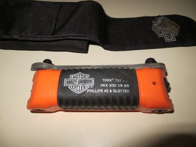 Harley-Davidson OEM Multi Tool Kit, Torx T27 T40, Hex 3/32 3/8, Phillips #2