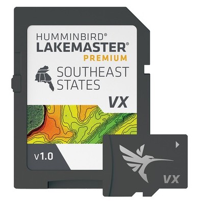 Humminbird Lakemaster Vx Premium Southeast States Map Card