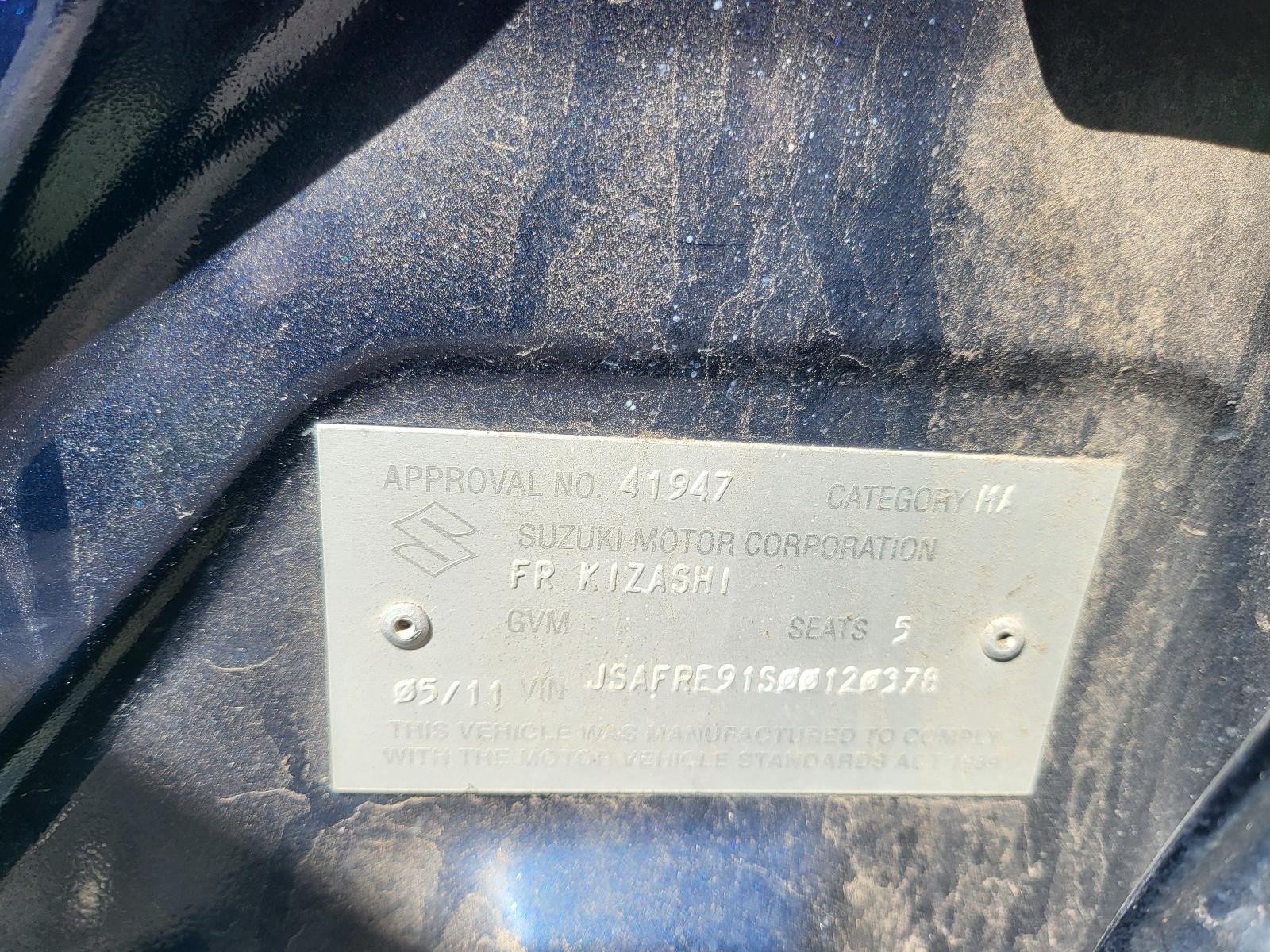 Suzuki Kizashi Flasher Switch FR 12/2009-01/2017 - thumbnail 6