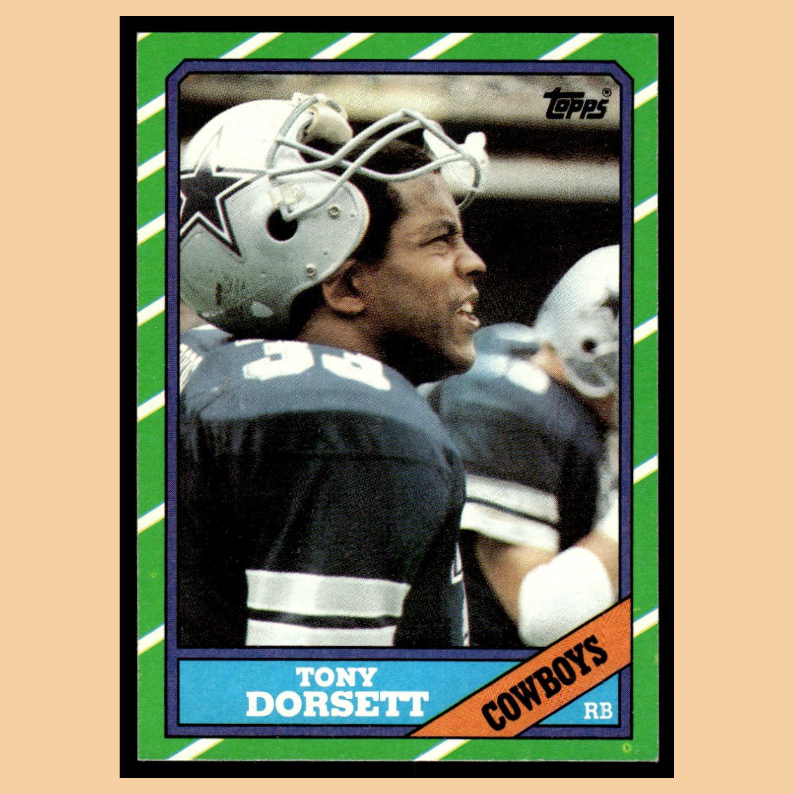 Tony Dorsett #126 1986 Topps Dallas Cowboys Football Card NFL NM