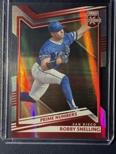Robby Snelling 2022 Elite Extra Edition Prime Numbers B Die Cut  /147 #39