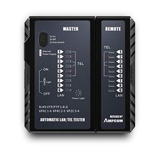 ampcom network cable tester rj45/rj11/cat8