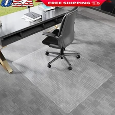 Office Chair Mat Low Pile Carpet Protection Durable PVC Non Toxic Grip Mat New
