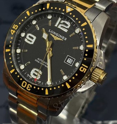 Longines HydroConquest 41mm Quartz SS Black Dial Mens Watch L3.740.3.56.7
