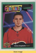 2020-21 Upper Deck UD Portraits Rookies Green Artem Zagidulin #P-88 READ 02yk