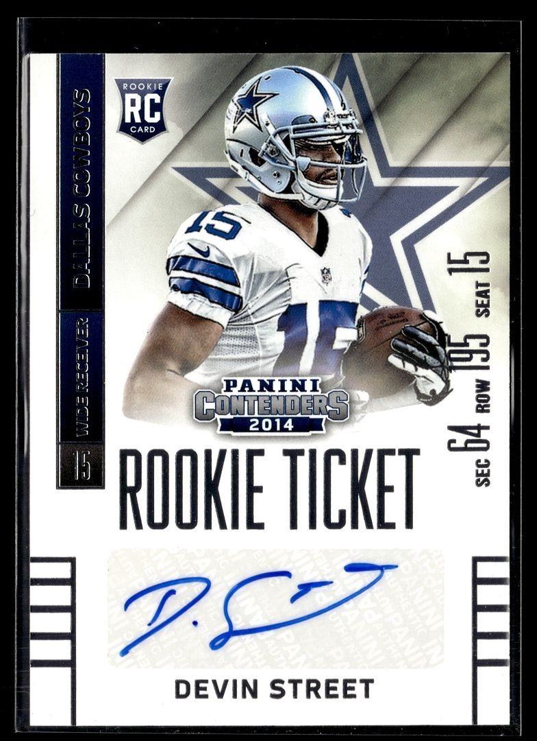 Devin Street Panini Contenders #125 Autograph