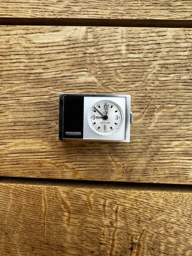 STOWA MINI ALARM REISEUHR / TISCHUHR 1960er JAHRE - ELEKTRONISCHER WECKER - Bild 2 von 10