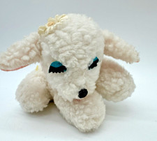 Vintage Lamb Sheep Wind Up Musical Stuffed Plush Tested Working SEE VIDEO 