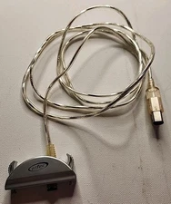 Intec Nintendo Gamecube to Gameboy Advance Link Cable Adapter Clear Silver Cord