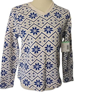Laura Scott Women's Petite Pull Over V-neck Fleece, Size PS,New With Tag 