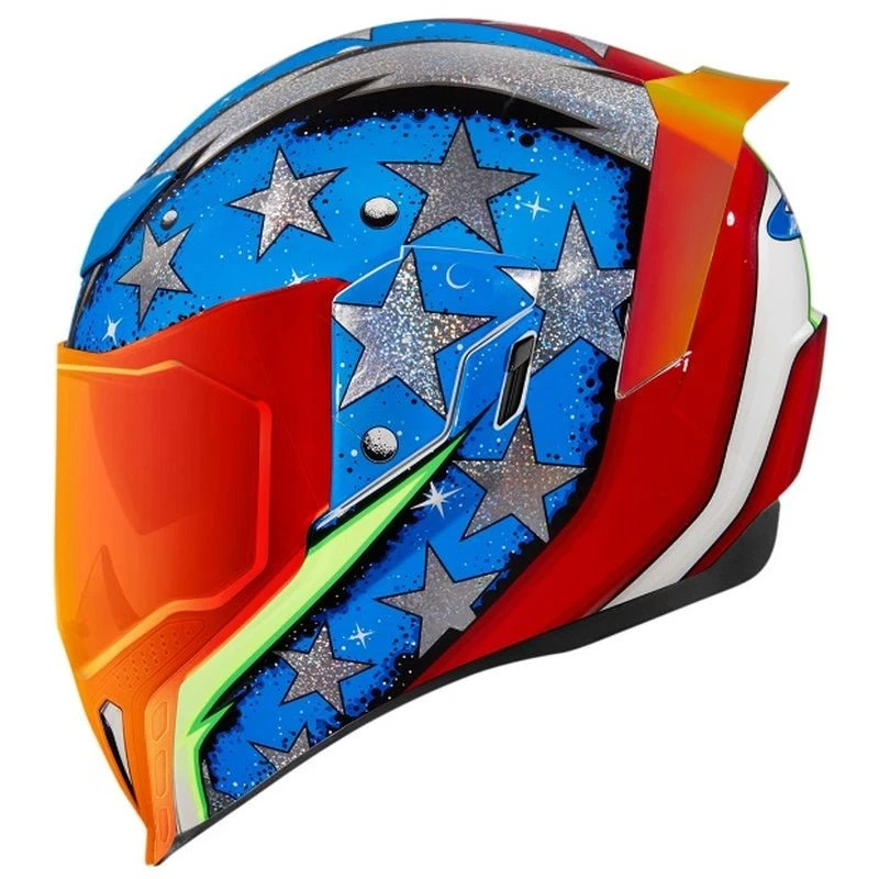 Capacete de motocicleta de rua Icon Airflite rosto inteiro - Escolha o tamanho e a cor - Imagem 3 de 4