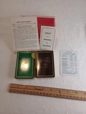 Vtg Congress The U.S. Playing Card Co. Double Set With Case Complete 60th