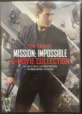 Mission: Impossible: 6-Movie Collection DVD, 2018, 6-Disc Set Like New 