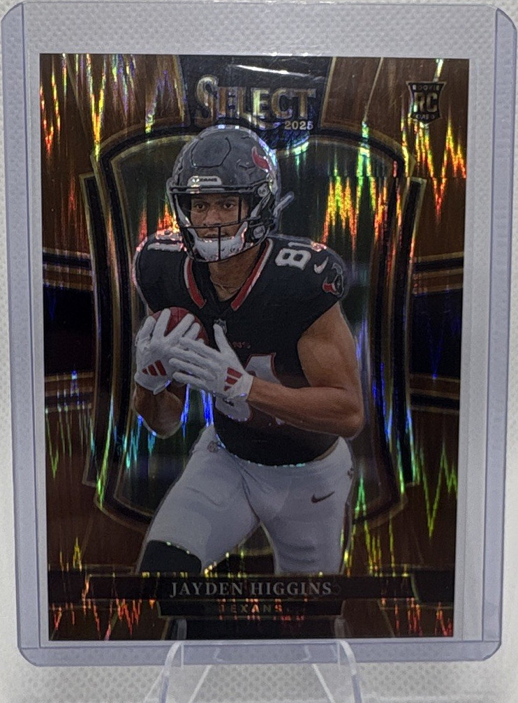 Panini 2025 Select Premier Level Jayden Higgins Copper Shock Rookie /899  #136