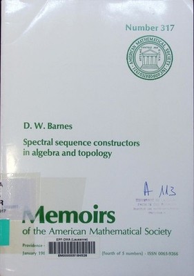 Spectral sequence constructors in algebra and topology D.W. Barnes. Memo 2499551