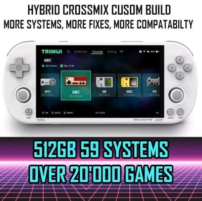 Trimui Smart Pro - Linux Retro Spiel Handheld Konsole 512GB Karte Konsole wählbar