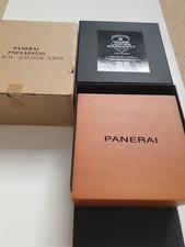 OEM OFFICINE PANERAI SCATOLA IN LEGNO DI PERO CON SCATOLA ESTERNA E SCATOLA INTERNA NERA 