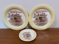 Homer Laughlin Eggshell Colonial Kitchen Dinner Plate Set + Small Plate
