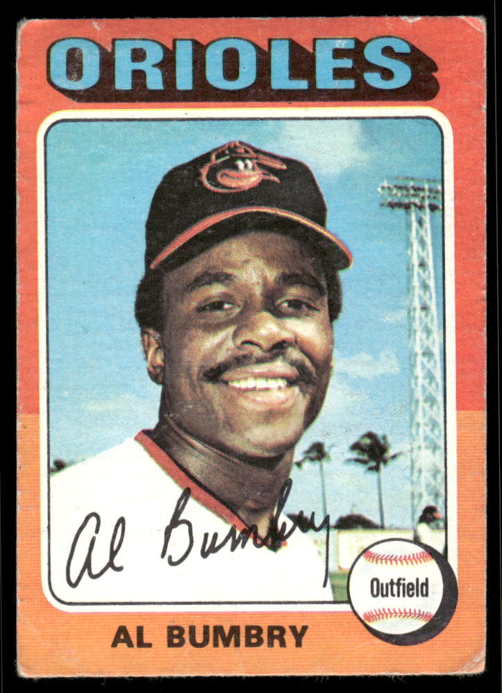 1975 Topps Mini #358 Al Bumbry - POOR