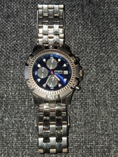 Fossil CH-2352 Speedway Blue Stainless Steel Chronograph Watch