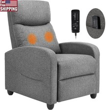 Adjustable Recliner Chair W/ Massage Footrest Ultimate Comfort Relaxation New