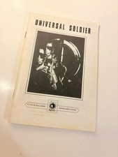 ? Universal Solider accolade Sega Megadrive Booklet Rare