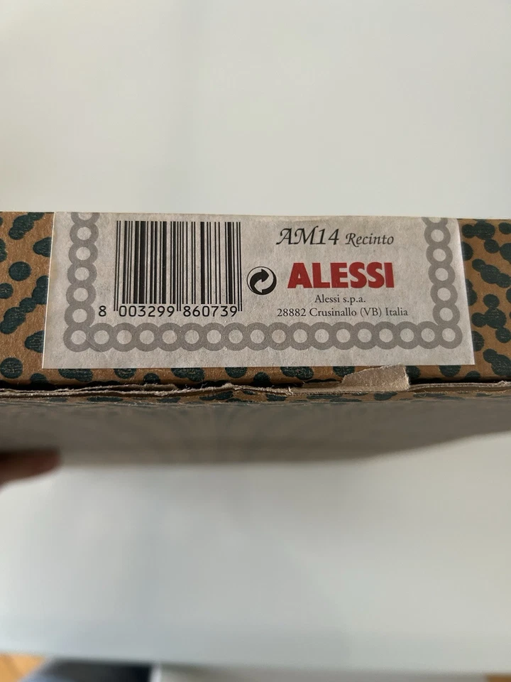 alessi vassoio AM14 recinto rettangolare grande Alessandro Mendini nuovo 2000 - Immagine 4 di 4