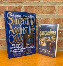NOS Succeeding Against the Odds John Johnson of Ebony & Jet Mag Signed Hardcover