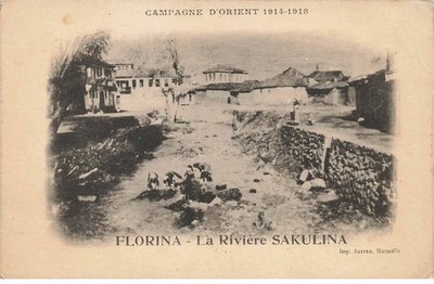 GRIECHENLAND #MK43891 ORIENT-KAMPAGNE 1914 1918 FLORINA DER FLUSS SAKULINA