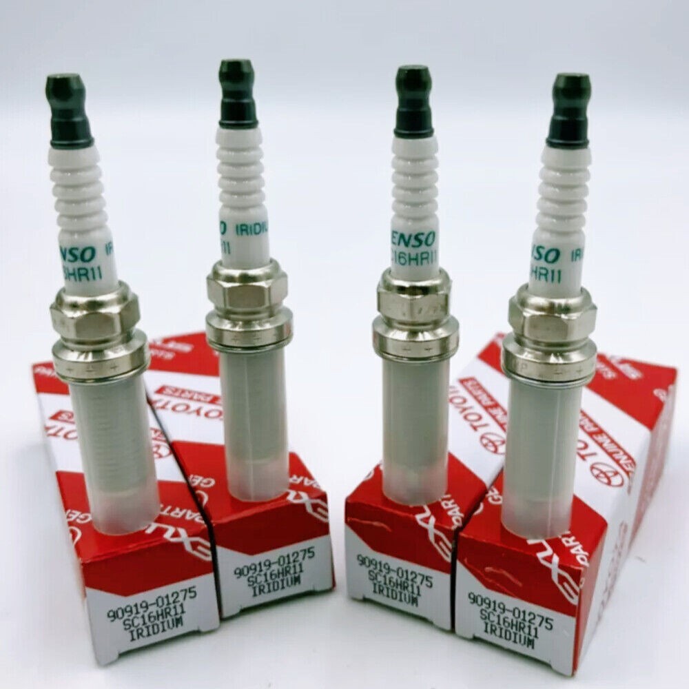 4Pcs Set OEM 90919-01275 Iridium Spark Plugs for Toyota Corolla Prius Scion USA