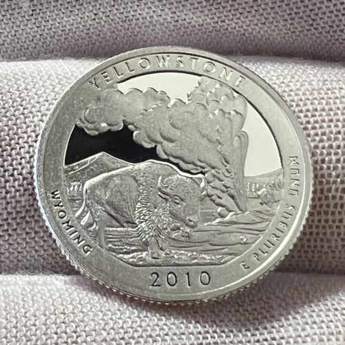 2010-S Yellowstone ATB Quarter 90% Silver Amazing Gem Deep Cameo Proof #6132