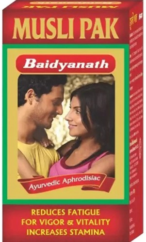 Baidyanath Jhansi Musali Pak 100 g como estimulador sexual restaurando la salud genaral - Imagen 3 de 3