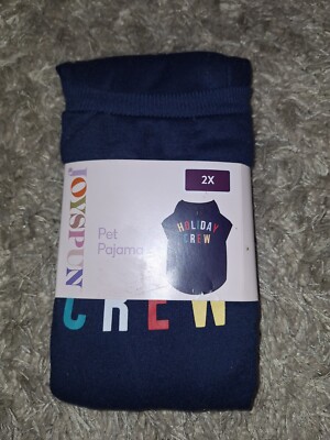 Joyspun Dog Pajamas Size 2X  70-90 pounds   Holiday Crew   Nwt (Eb28)