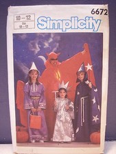 Simplicity Adults ,Boys and Girls Costumes, mainly uncut, 1984