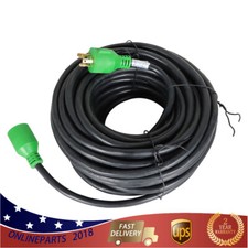30 Amp 10Feet 3 Prong NEMA L5-30P/L5-30R Generator Extension Cord