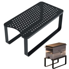 Portable Black Water Beverage Dispenser Stand Metal Sturdy Water Filter Bracket