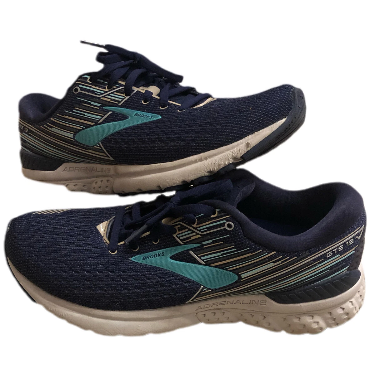 Brooks Women s Adrenaline GTS 19 Blue Running Shoes Size 10