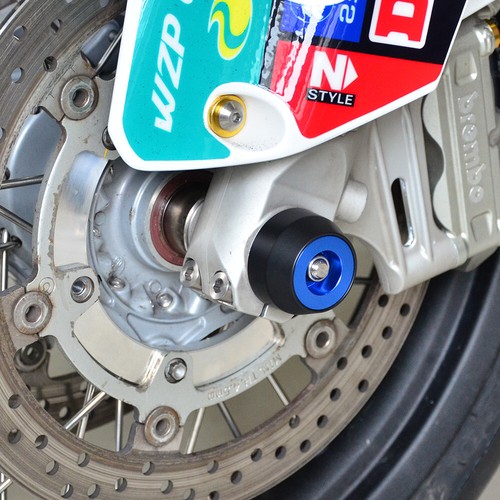 Front Wheel Axle Fork Crash Sliders For Ducati Monster 821 Dark Stripe 1200 R S - Bild 15 von 16