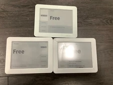 (Lot of 3) Visionect JOAN  Wireless Meeting Room Booking Management Device Gray