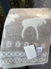 Couverture en laine de mouton naturelle. Housse en laine naturelle. Bio-Decke.